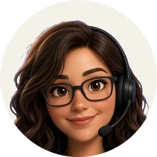Nina, l’agent téléphonique — personnage illustré